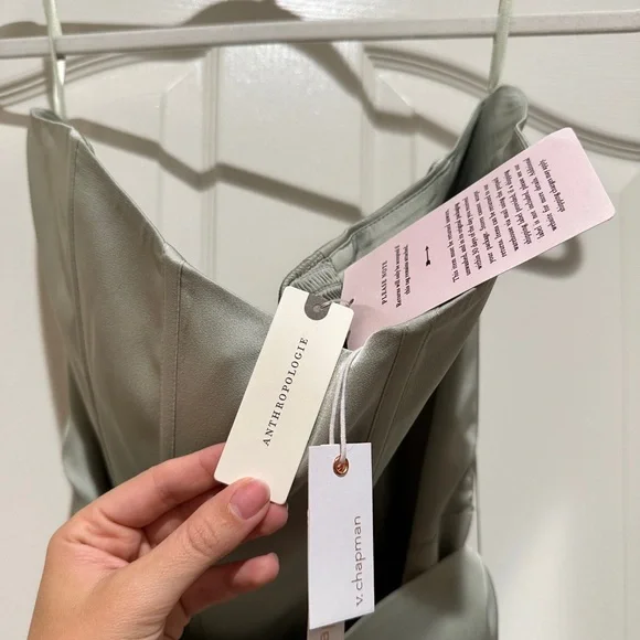 NWT Plus Size V. Chapman Dress June Corset Jacquard Front-Slit Gown Size 16 - Picture 9 of 14